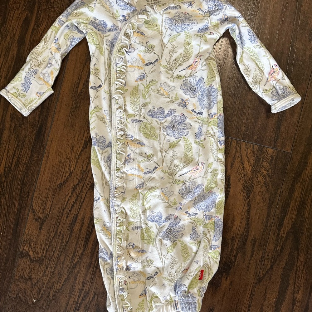 Magnetic Me Blue Blossom Sleeper Gown